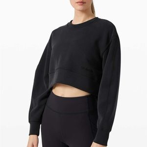 Lululemon Soft Ambitions Crop Crew - M/L